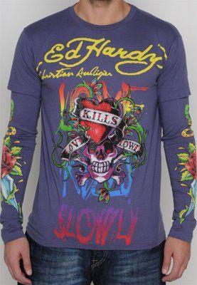 Ed Hardy shirts men-534